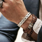 Twisted Braid Titanium Cuff
